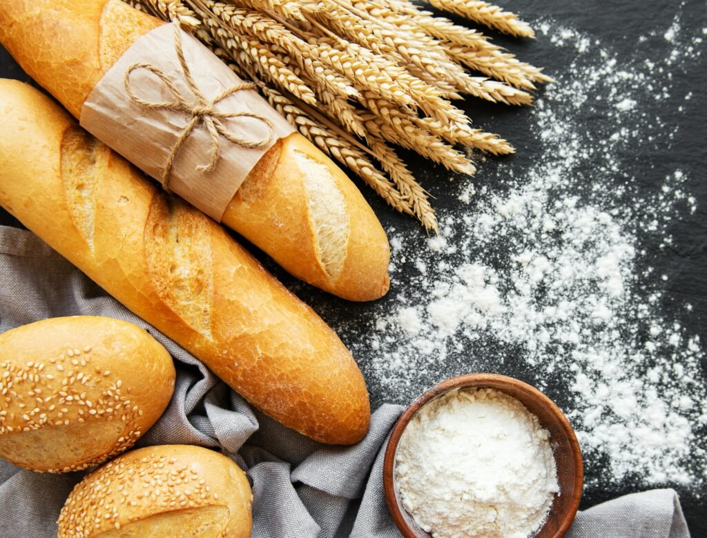 Assortment of baked bread