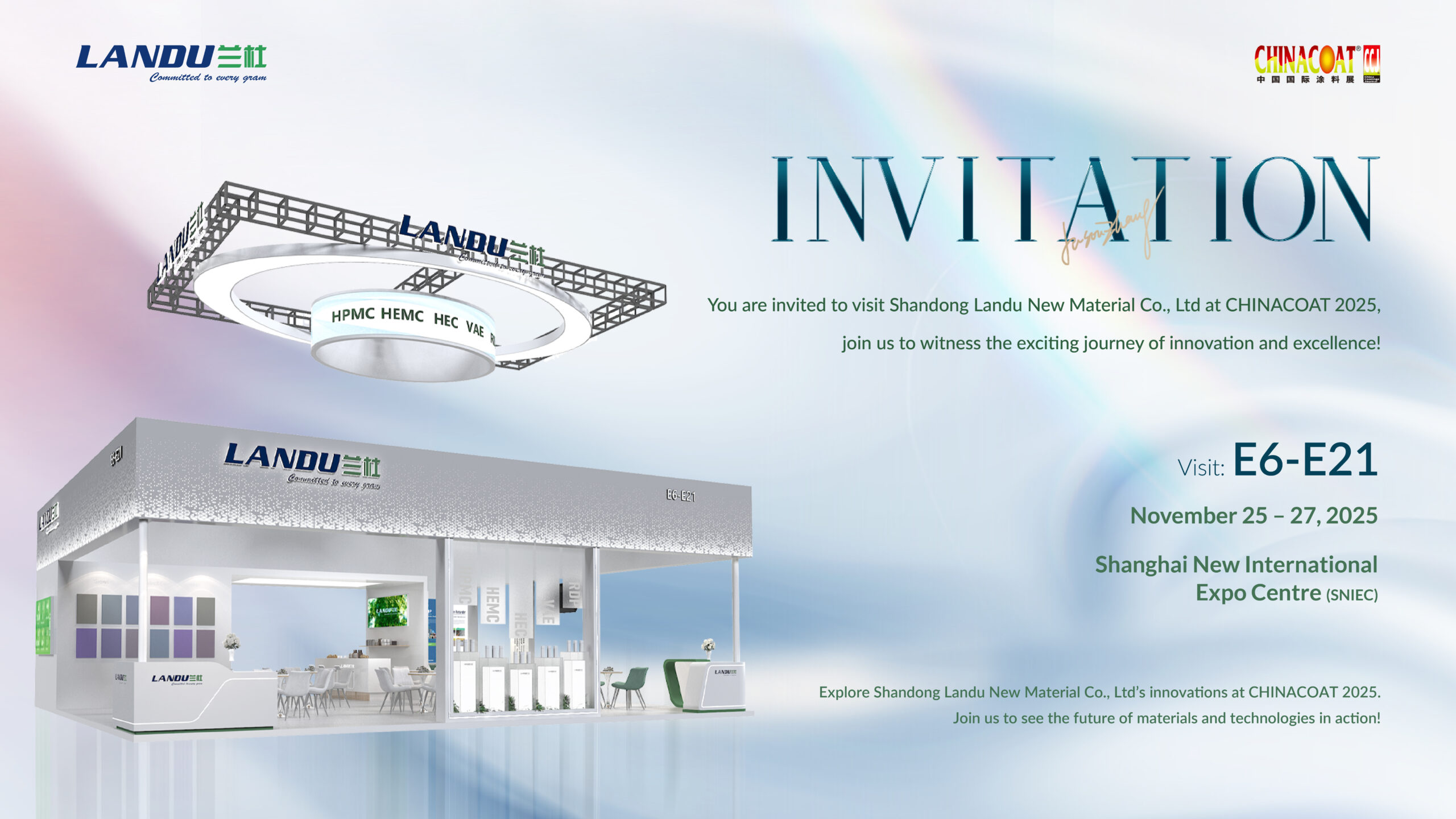 LANDU la Expoziția CHINACOAT 2025